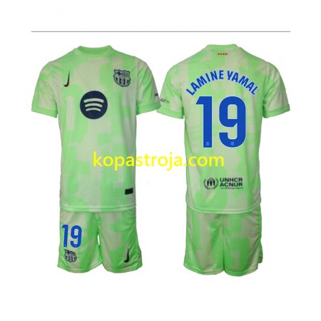 Billiga Fotbollströjor FC Barcelona Lamine Yamal 19 Barn Tredje tröja 2024/25 Kortärmad